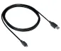 Preview: DINIC USB Kabel Micro B Stecker auf USB A Stecker, schwarz, DINIC Polybag, 0,5m